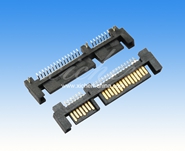 SATA 7+15P公座 SMT带三个鱼叉