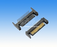SATA 15P公座 SMT带定位柱