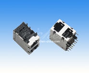 RJ45-5921S-8P8C-2X1P 双层