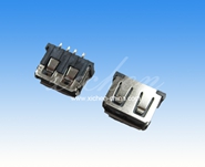 USB AF 短体10.0 SMT两脚鱼叉