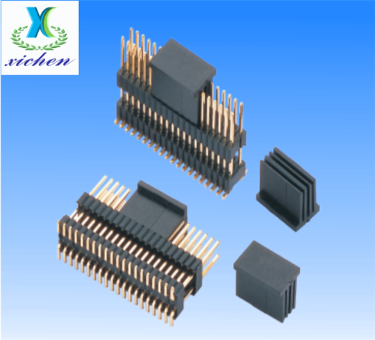 1.27x2.54mm排针 双排双塑SMT