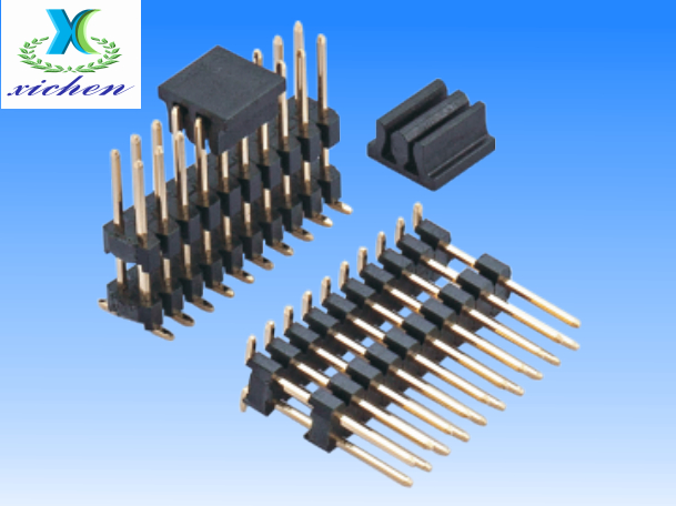 2.0mm排针 双排双塑SMT