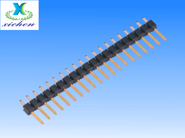 2.54mm排针 单排180度