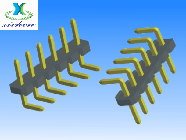 5.08mm排针 单排90度