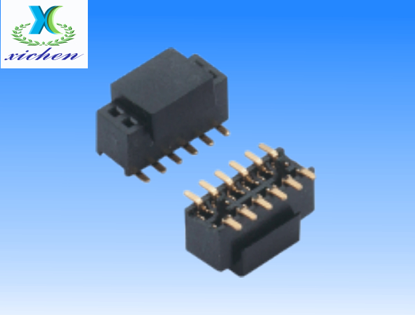 PF1.27mm排母 双排SMT H3.4 U型